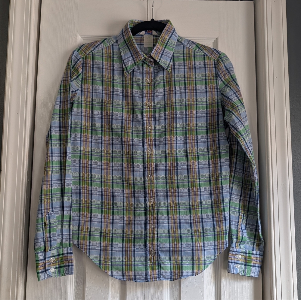 Vintage 70s Levi's Western Plaid Button Down Shirt